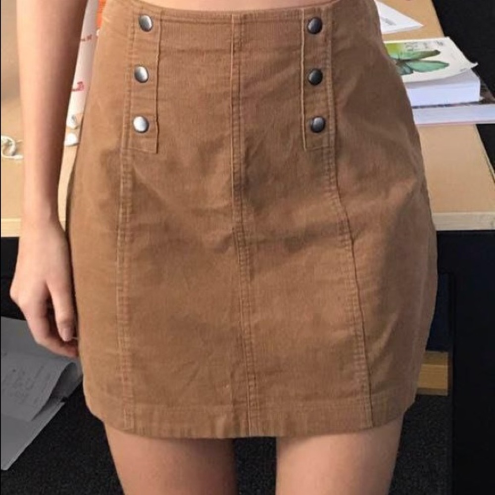 Hollister Corduroy Mini Skirt